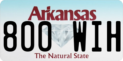 AR license plate 800WIH