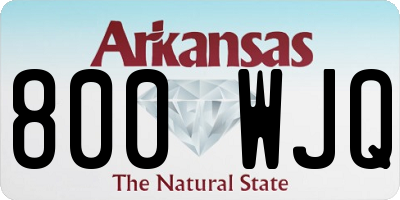 AR license plate 800WJQ
