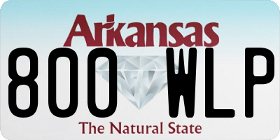 AR license plate 800WLP