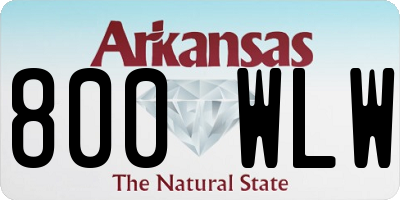 AR license plate 800WLW