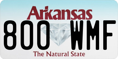 AR license plate 800WMF
