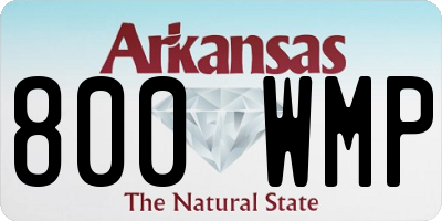 AR license plate 800WMP