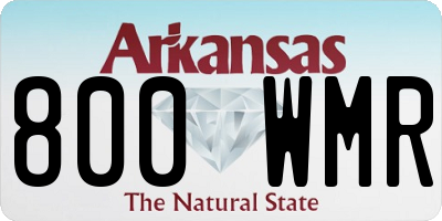AR license plate 800WMR
