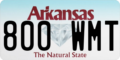 AR license plate 800WMT