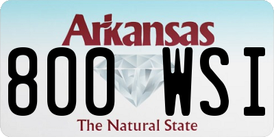 AR license plate 800WSI