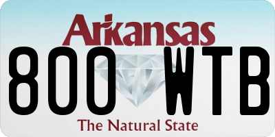 AR license plate 800WTB