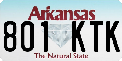 AR license plate 801KTK