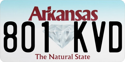 AR license plate 801KVD