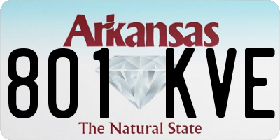 AR license plate 801KVE