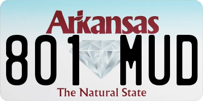 AR license plate 801MUD