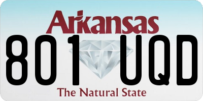 AR license plate 801UQD