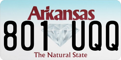 AR license plate 801UQQ