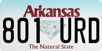 AR license plate 801URD
