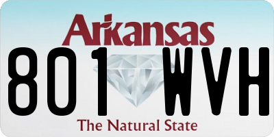 AR license plate 801WVH
