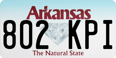 AR license plate 802KPI