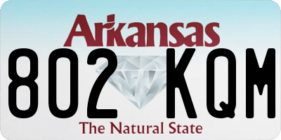 AR license plate 802KQM