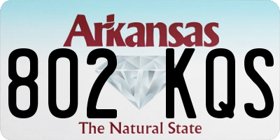 AR license plate 802KQS