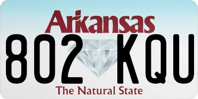 AR license plate 802KQU