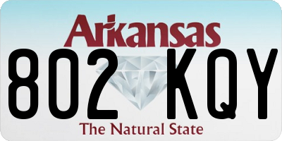 AR license plate 802KQY