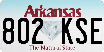 AR license plate 802KSE