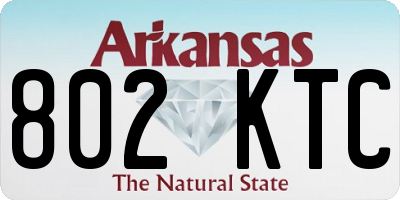 AR license plate 802KTC