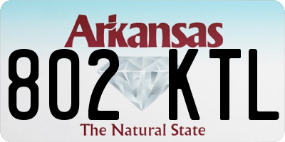 AR license plate 802KTL