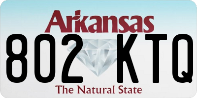 AR license plate 802KTQ