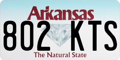 AR license plate 802KTS