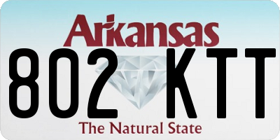 AR license plate 802KTT