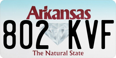AR license plate 802KVF