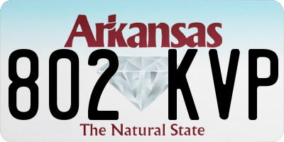 AR license plate 802KVP