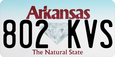 AR license plate 802KVS