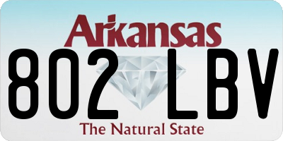 AR license plate 802LBV