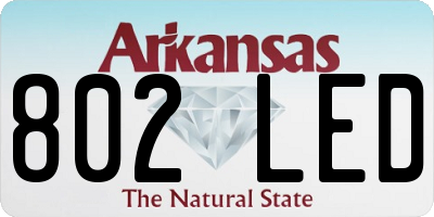 AR license plate 802LED
