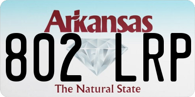 AR license plate 802LRP