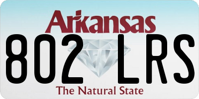 AR license plate 802LRS