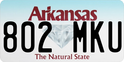 AR license plate 802MKU
