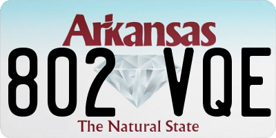 AR license plate 802VQE