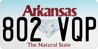 AR license plate 802VQP