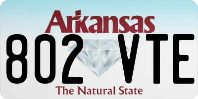 AR license plate 802VTE