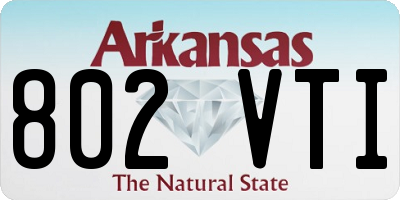 AR license plate 802VTI
