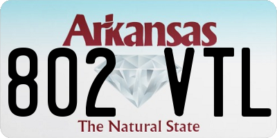 AR license plate 802VTL