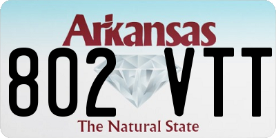AR license plate 802VTT