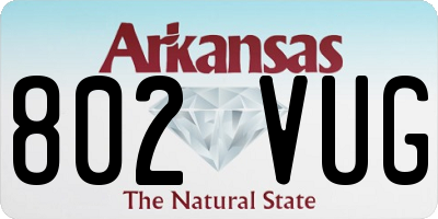 AR license plate 802VUG