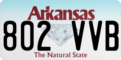 AR license plate 802VVB