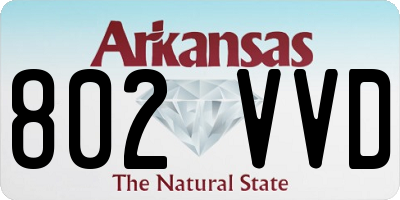 AR license plate 802VVD