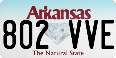 AR license plate 802VVE
