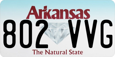 AR license plate 802VVG