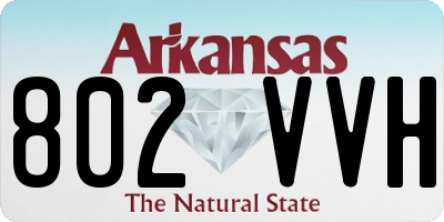 AR license plate 802VVH