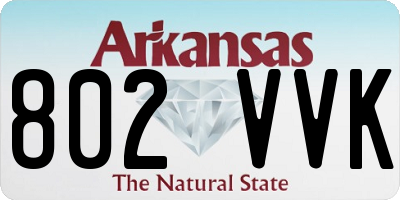 AR license plate 802VVK